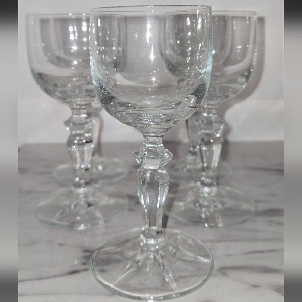 Vintage Crystal Sherry Glasses